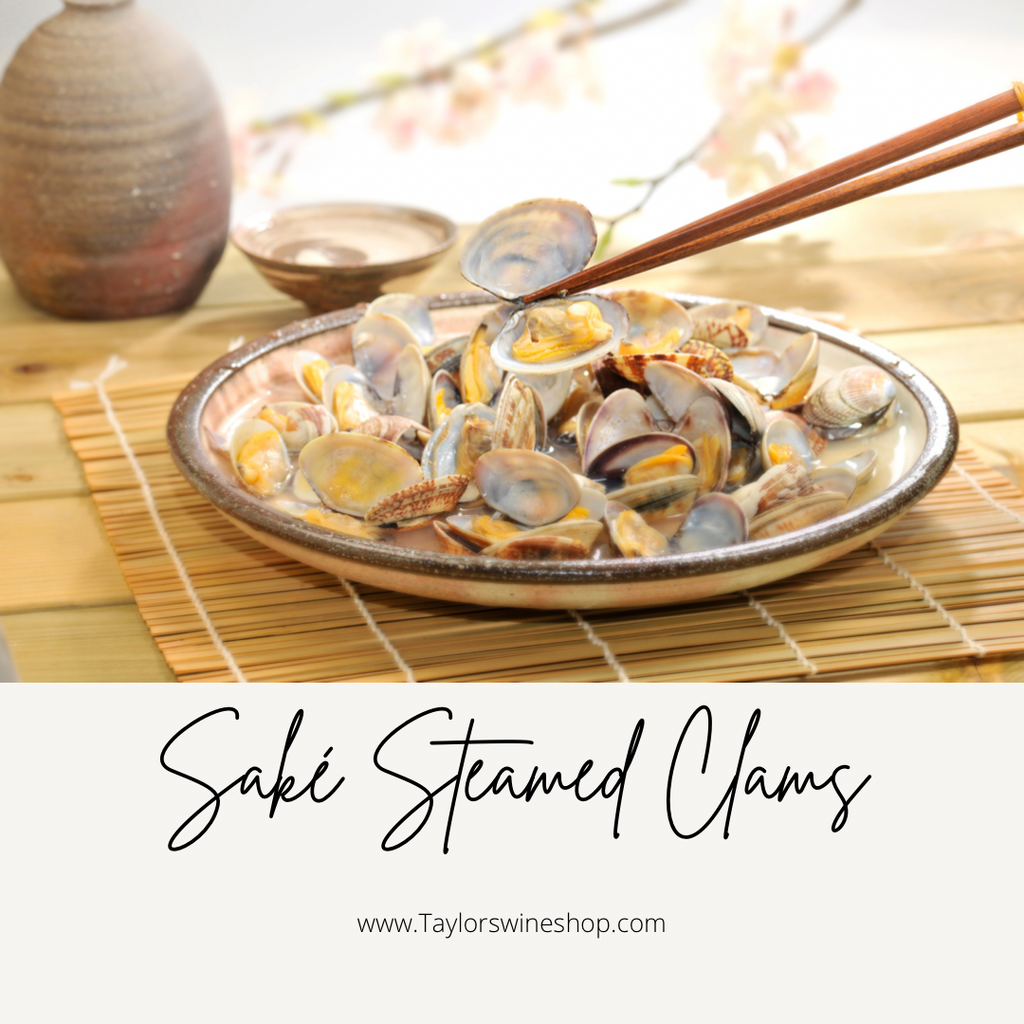 Saké Steamed Clams, a Summer Favorite!