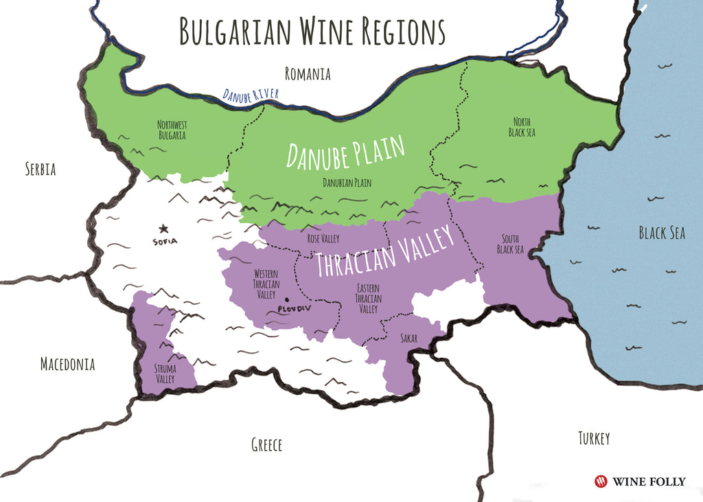 Bulgarian wine regions