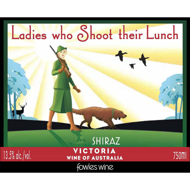 Fowles Wine 2020 Ladies Who Shoot Their Lunch Shiraz - Taylor's Wine Shop