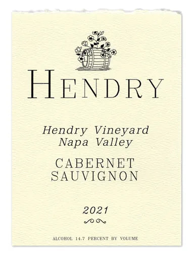 Hendry 2021 Napa Valley Cabernet Sauvignon
