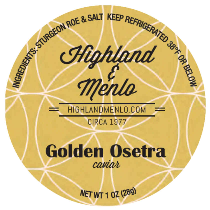 Highland & Menlo Golden Osetra (28gm)