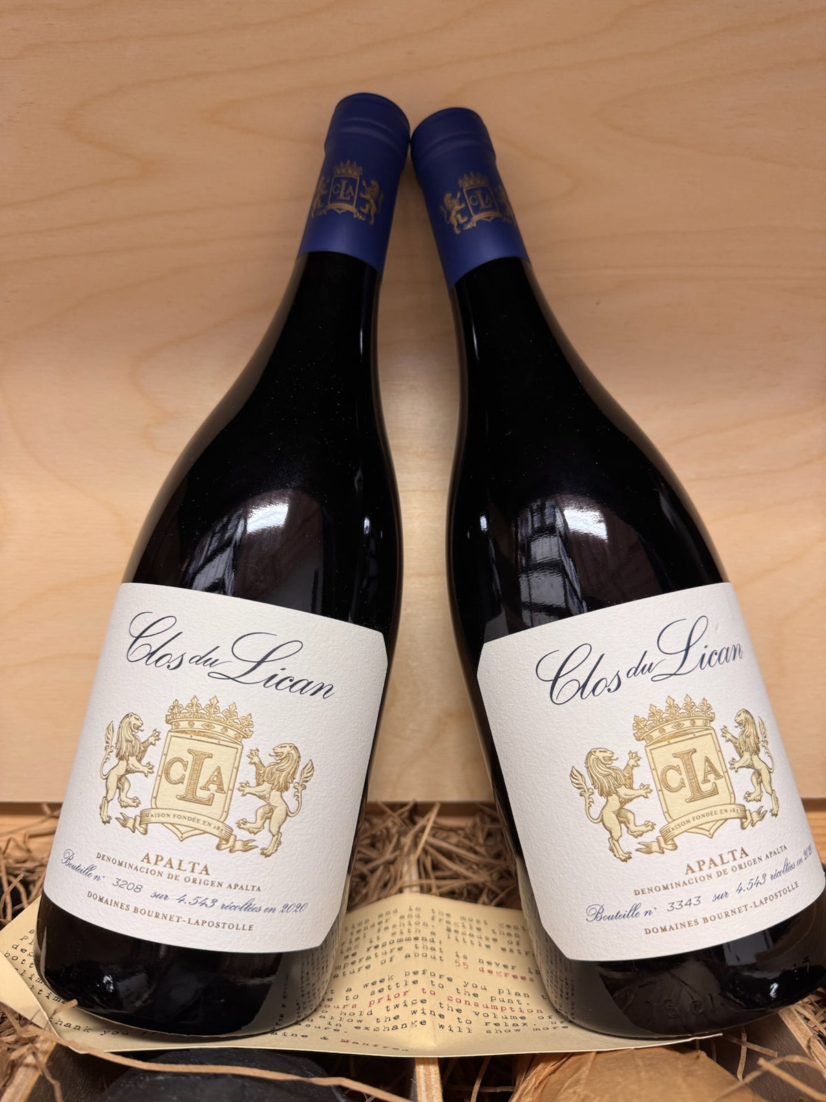 Clos du Lican by Domaines Bournet-Lapostolle 2020 Apalta Syrah
