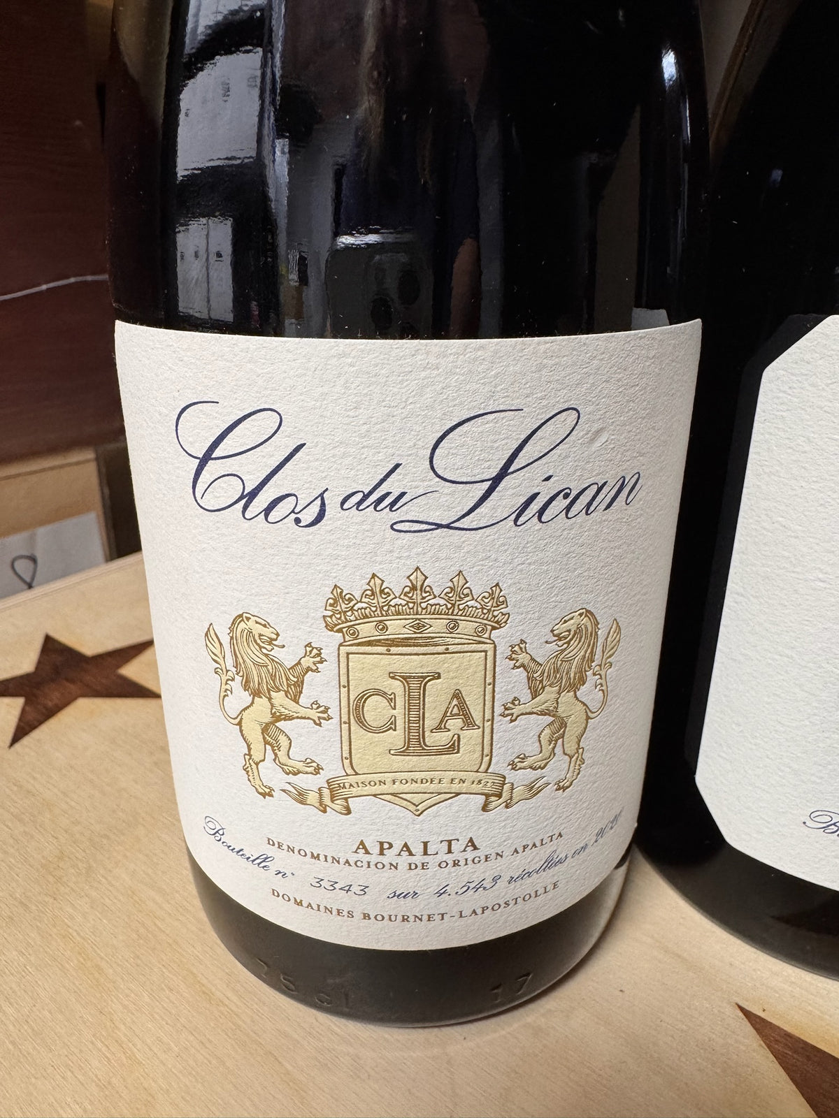 Clos du Lican by Domaines Bournet-Lapostolle 2020 Apalta Syrah