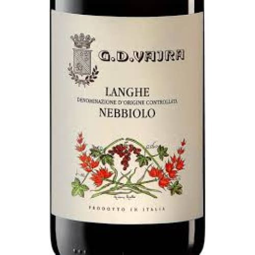 G.D Vajra 2022 Langhe Nebbiolo Wine