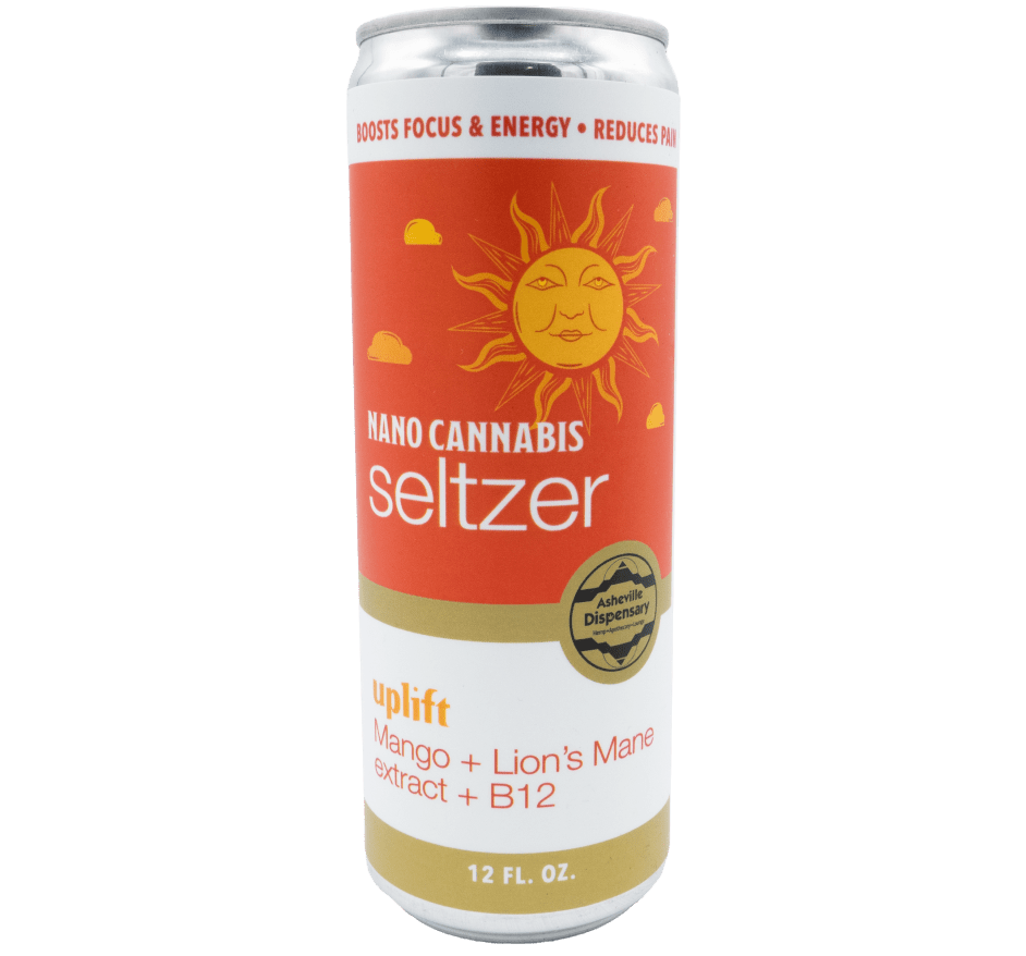 Asheville Dispensary CBD/CBG "Uplift" Mango Seltzer