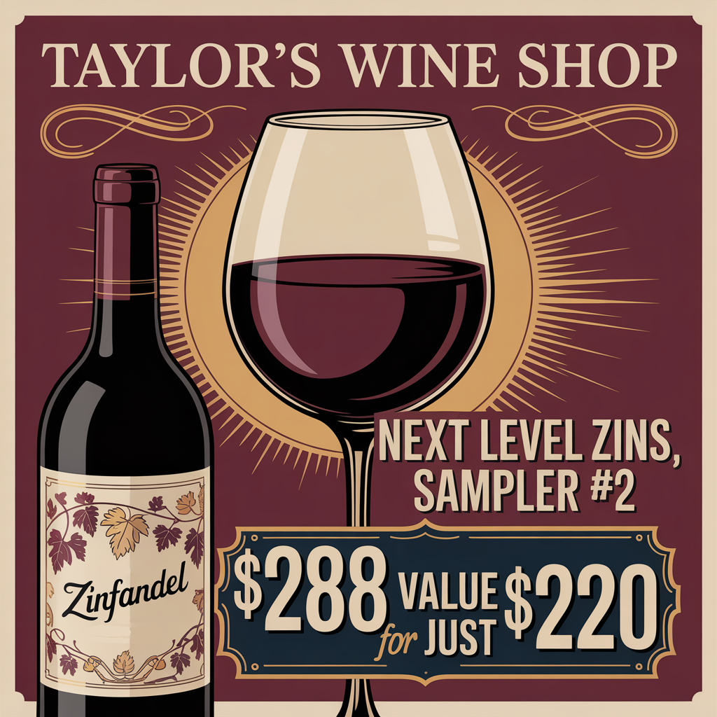 Zinfandel Month Sampler #2 - Next Level Zinfandel and Zin Blends 2026