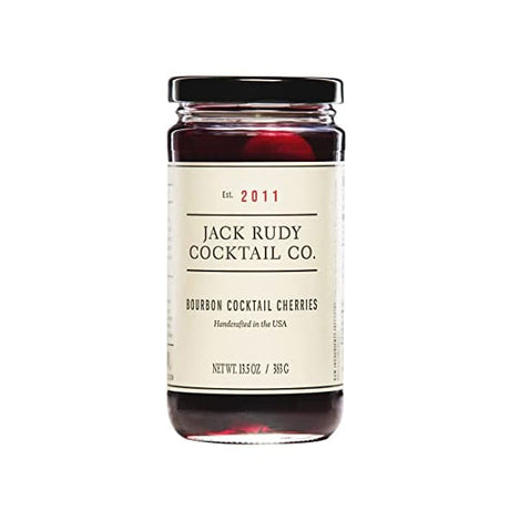 Jack Rudy Cocktail Co. Bourbon Cocktail Cherries (13.5 oz) Cocktail Mixer