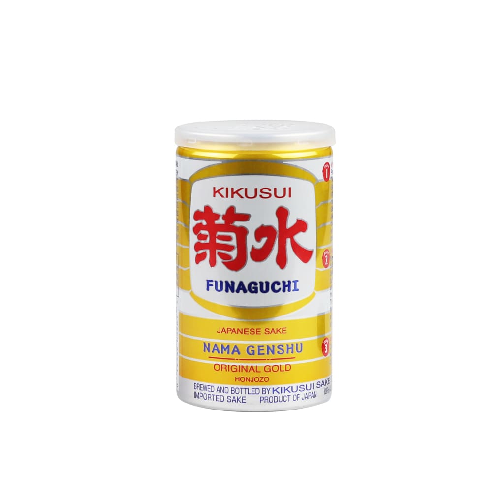 Kikusui Funaguchi Brewery Classic Yellow Nama Can (200ml) Wine