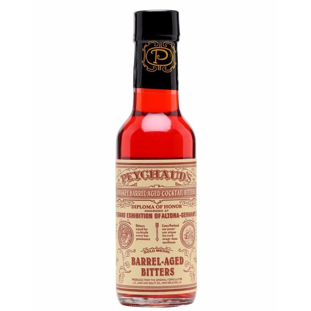 Peychaud's Whiskey Barrel Aged Aromatic Bitters (5oz) - Taylor's Wine Shop