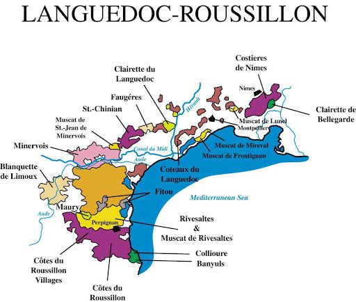 What are the Languedoc-Roussillon Wine Regions?