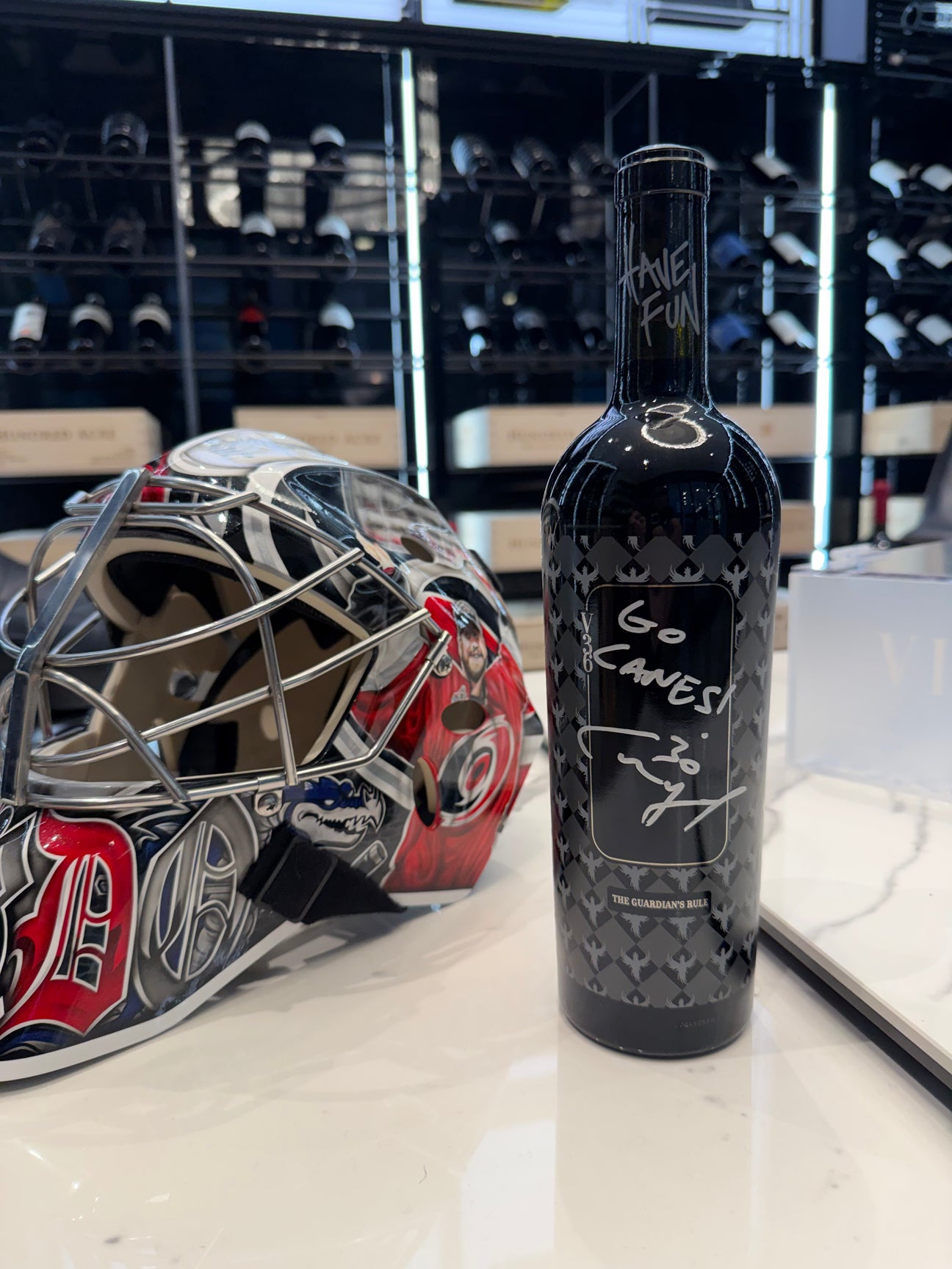 Cam Ward Autographed Vineyard 36 Collection