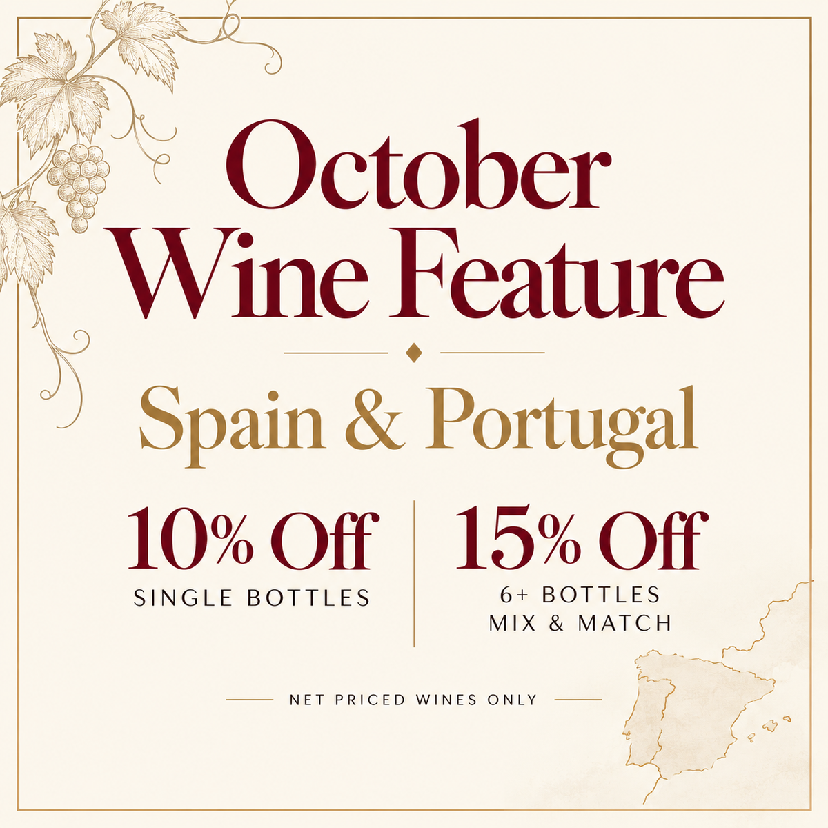 Sale! Spanish & Portuguese Wines