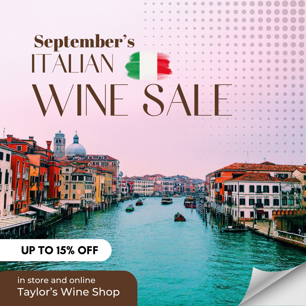 Italian wine sale