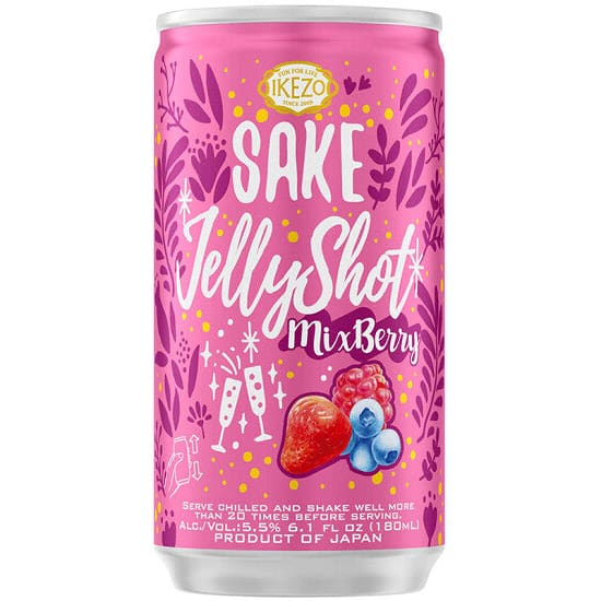 180ml can - Ozeki ’Ikezo’ Mixed Berry Jelly Shot Sake Wine