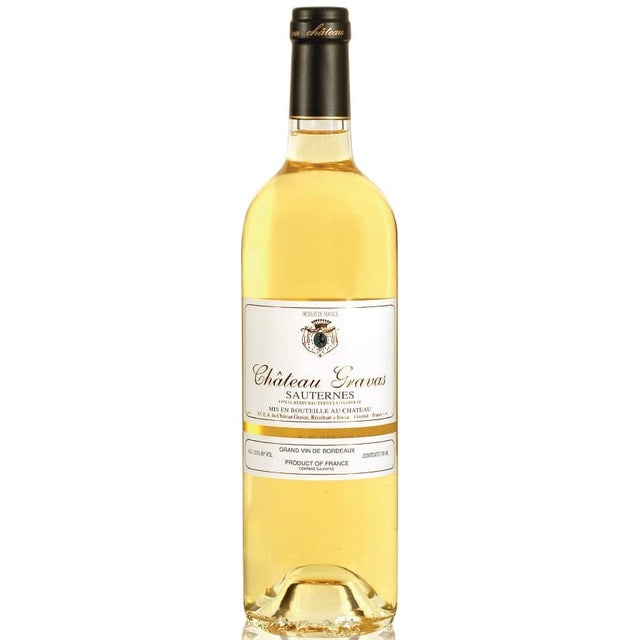 375ML HALF BOTTLE Chateau Gravas 2022 Sauternes Wine