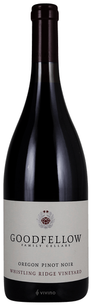 Goodfellow Family Cellars 2022 "Whistling Ridge Vineyard" Pinot Noir