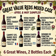 Great Value Reds Mixed Case - April & May 2026 - Taylor's Wine Shop