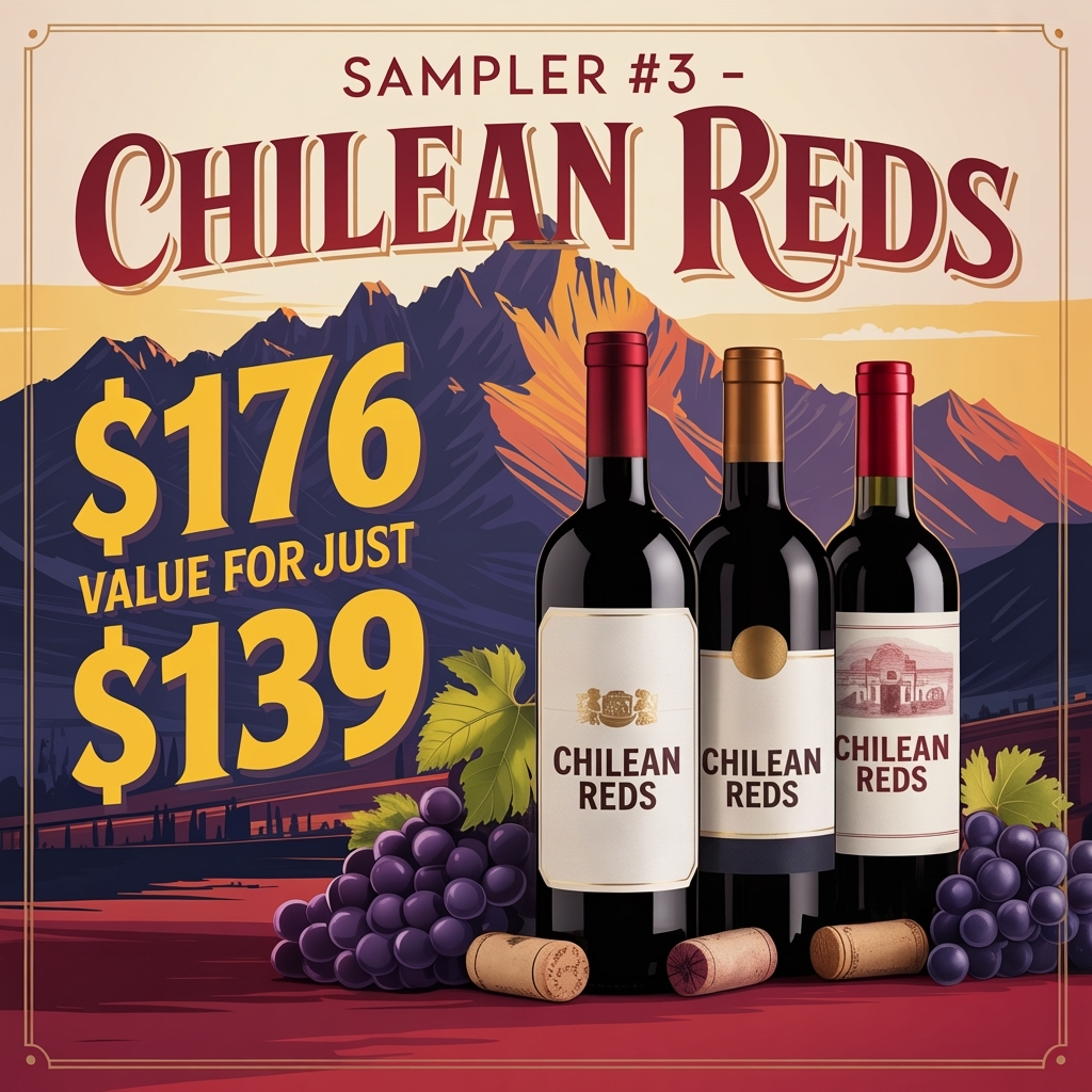 South American Sampler #3 - Chilean Favorites 6-Pack 2026