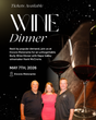 Burly Wine Dinner with Hank McCrorie at Encore - May 7, 2026 - Taylor's Wine Shop