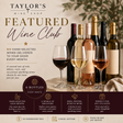 Monthly Subscription "Featured Wines" - 6 Bottles - Taylor's Wine Shop