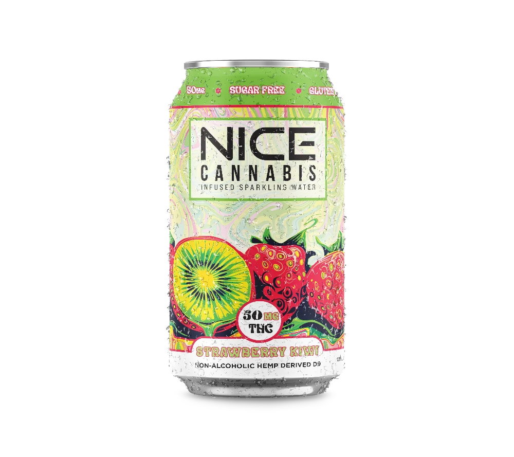 NICE 50mg Strawberry Kiwi Seltzer