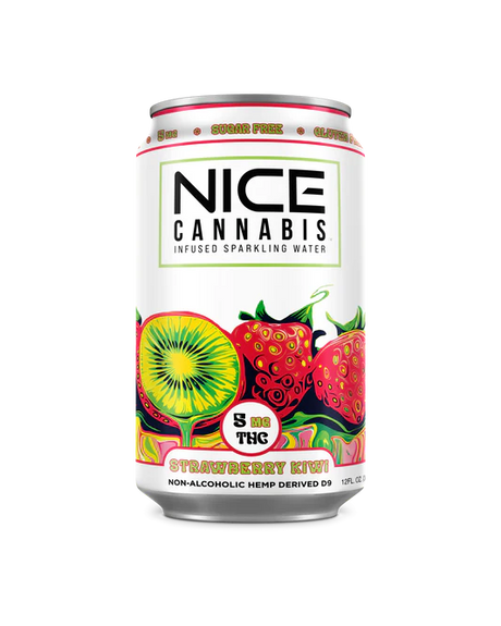 NICE 5mg Strawberry Kiwi Seltzer - Taylor's Wine Shop