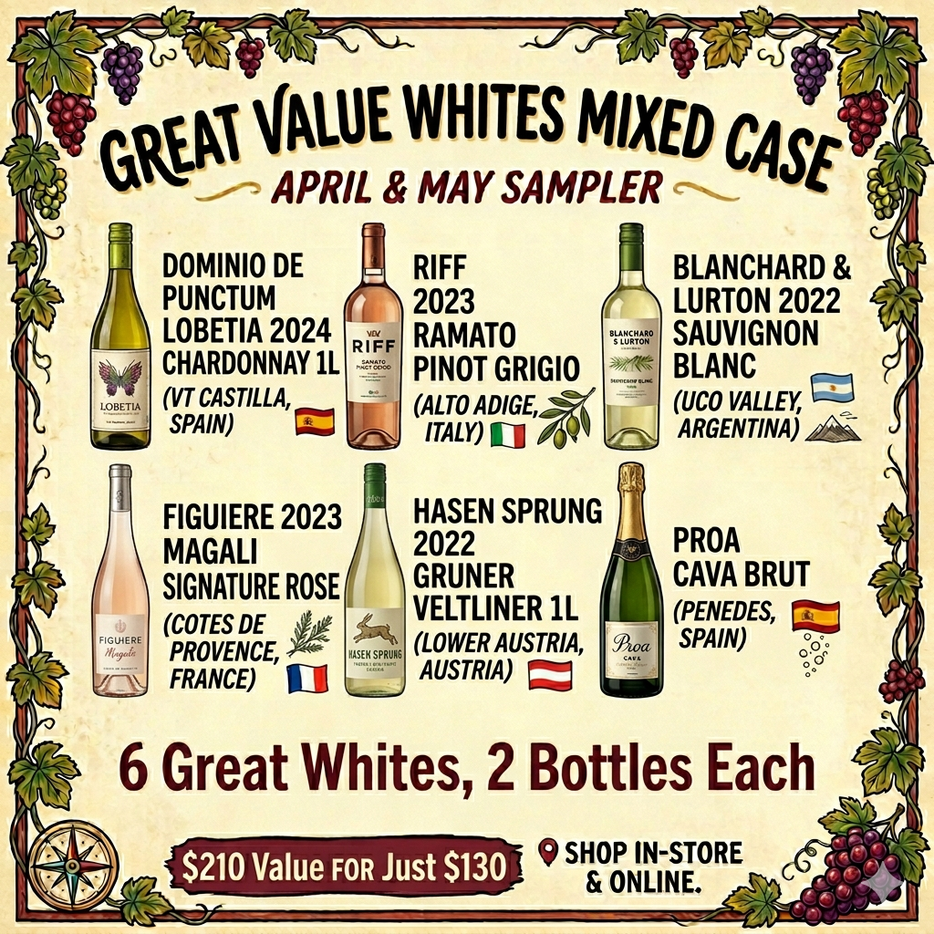 Great Value Whites Mixed Case - April & May 2026