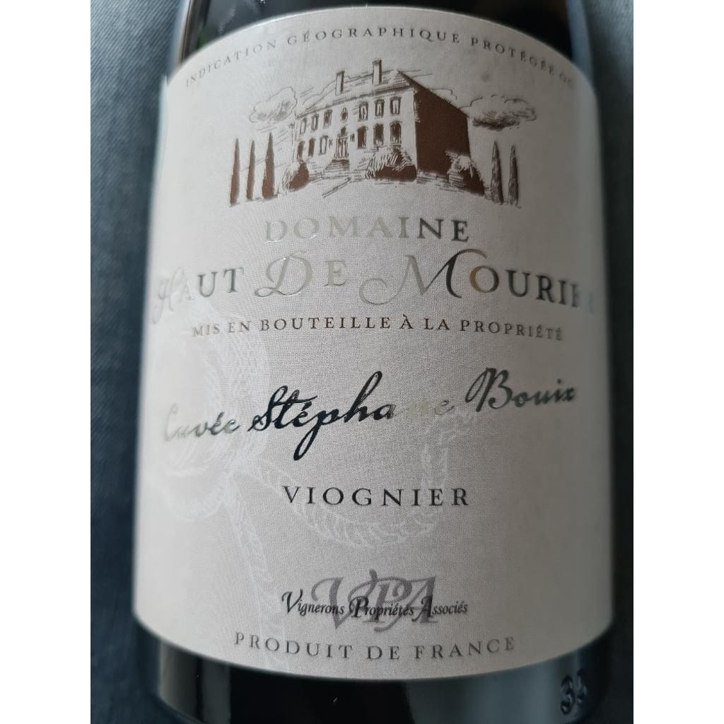 Domaine Haut De Mourier Cuvee ’Stephane Bouix’ Viognier Wine