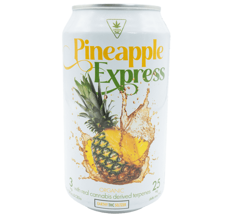 Earthy 25mg Pineapple Express Seltzer - Taylor's Wine Shop