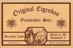 Alexander Zahel 2022 "Original Eigenbau" Wiener Gemischter Satz