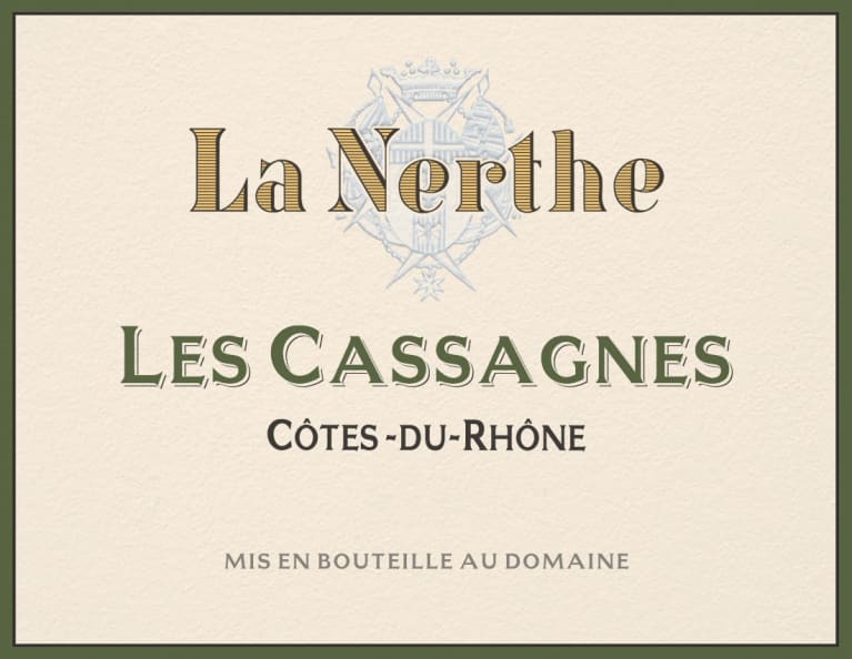 La Nerthe 2021 "Les Cassagnes" Cotes du Rhone Blanc