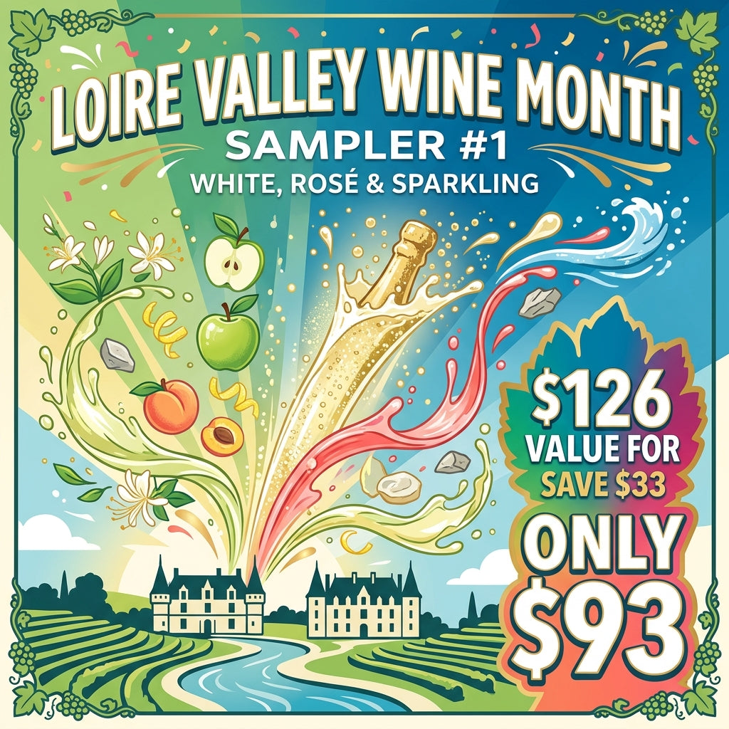 Loire Valley Wine Month Sampler #1 - White, Rose & Sparkling