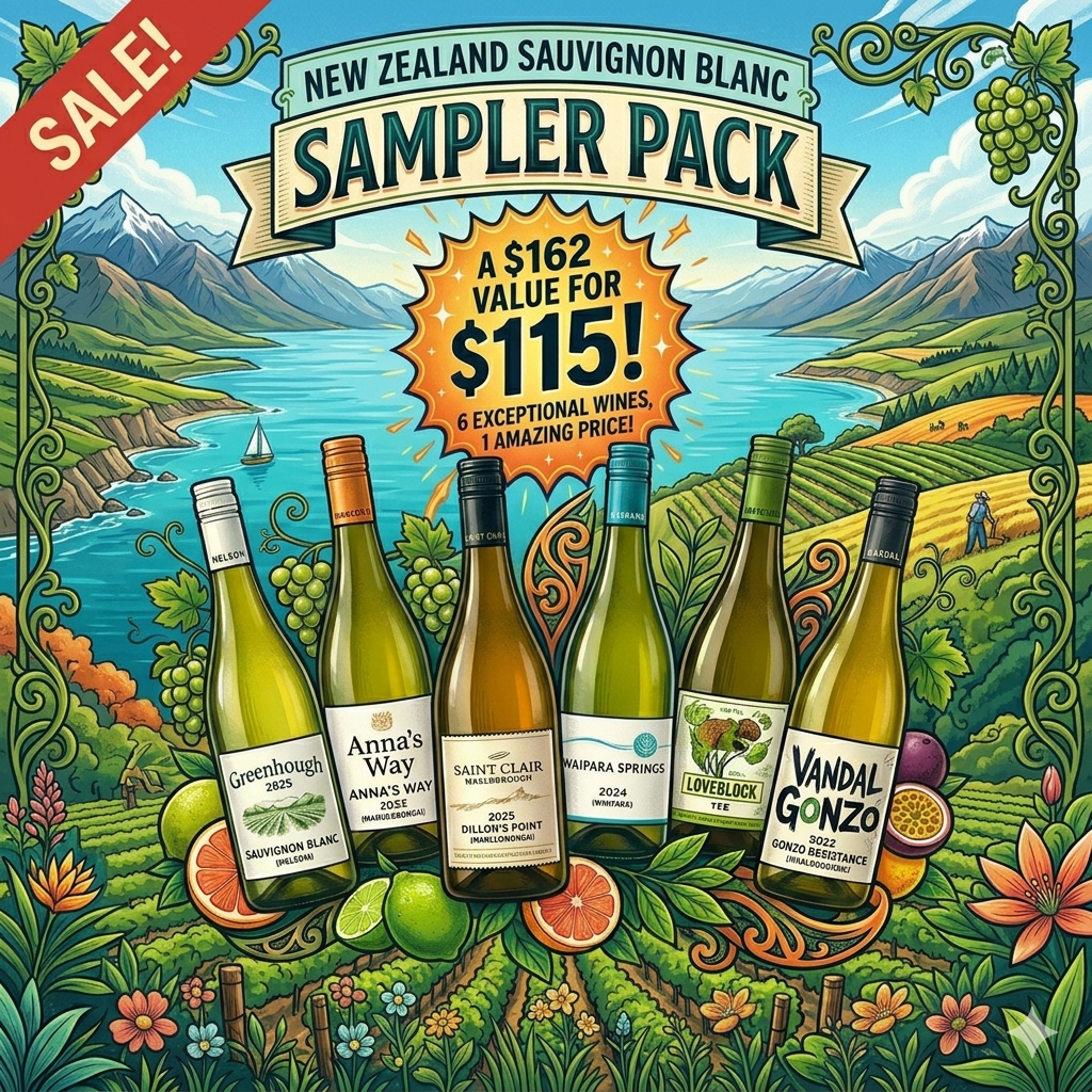 New Zealand Wine Month Sampler #1 - Sauvignon Blancs
