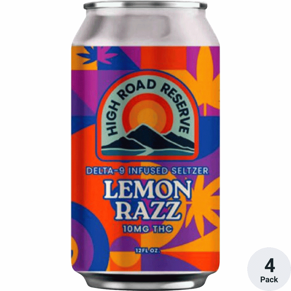 High Road 10mg Lemon Razz Seltzer