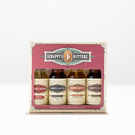 Scrappy’s Bitters Essentials Box (4 x 0.5oz) Cocktail Mixer