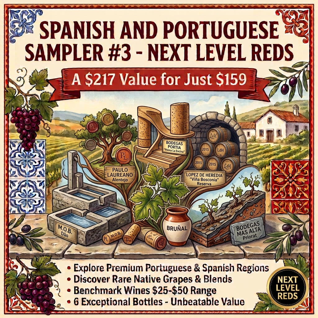 Spanish and Portuguese Wine Month Sampler #3 - Next Level Reds