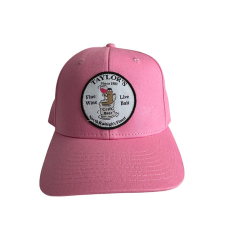 Taylor’s Trucker Hat Pink Solid Cotton Hat Hat