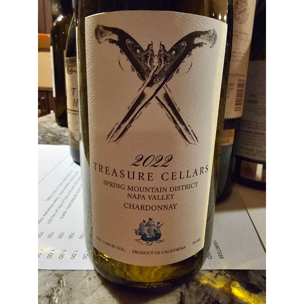 Treasure Cellars 2022 Spring Mountain Chardonnay Wine