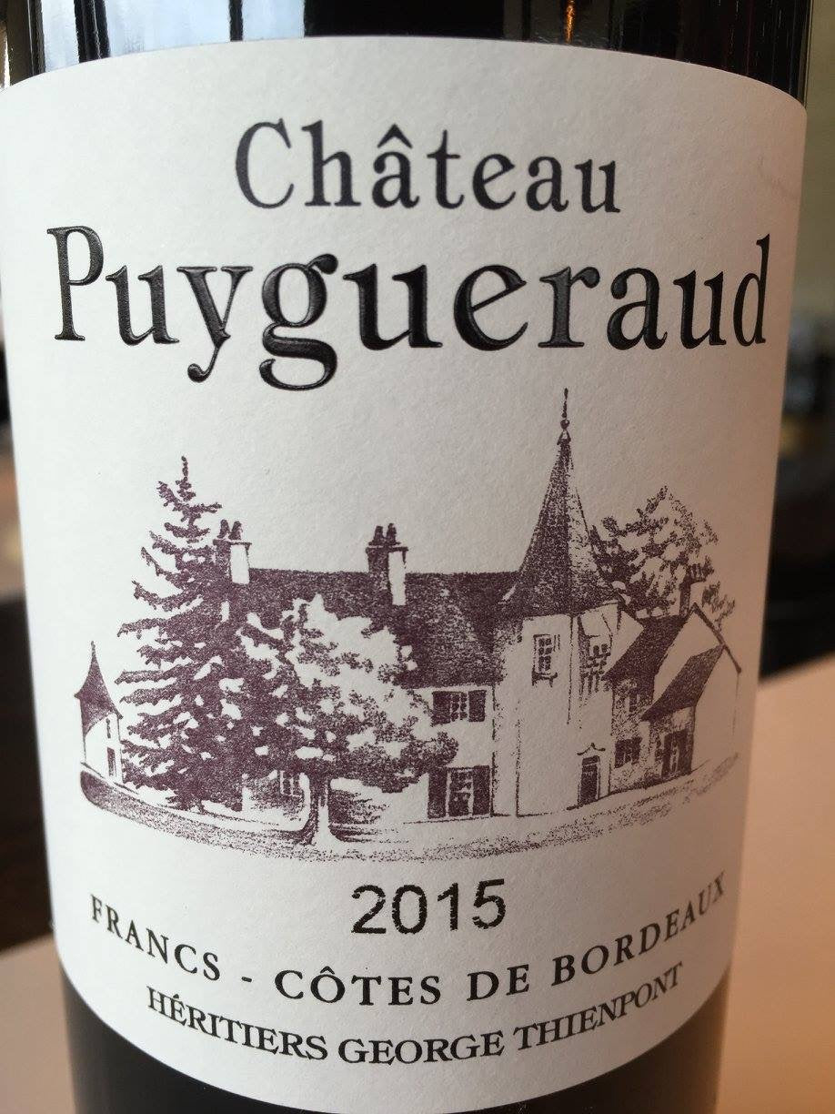 Chateau Puygueraud 2015 Cotes De Bordeaux