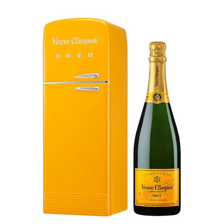 Veuve Clicquot Yellow Label Brut SMEG Fridge Wine