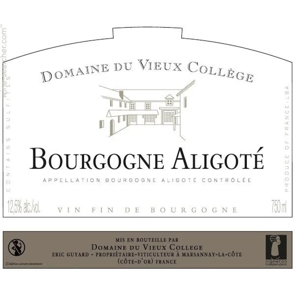Domaine du Vieux College 2020 Bourgogne Aligote Wine