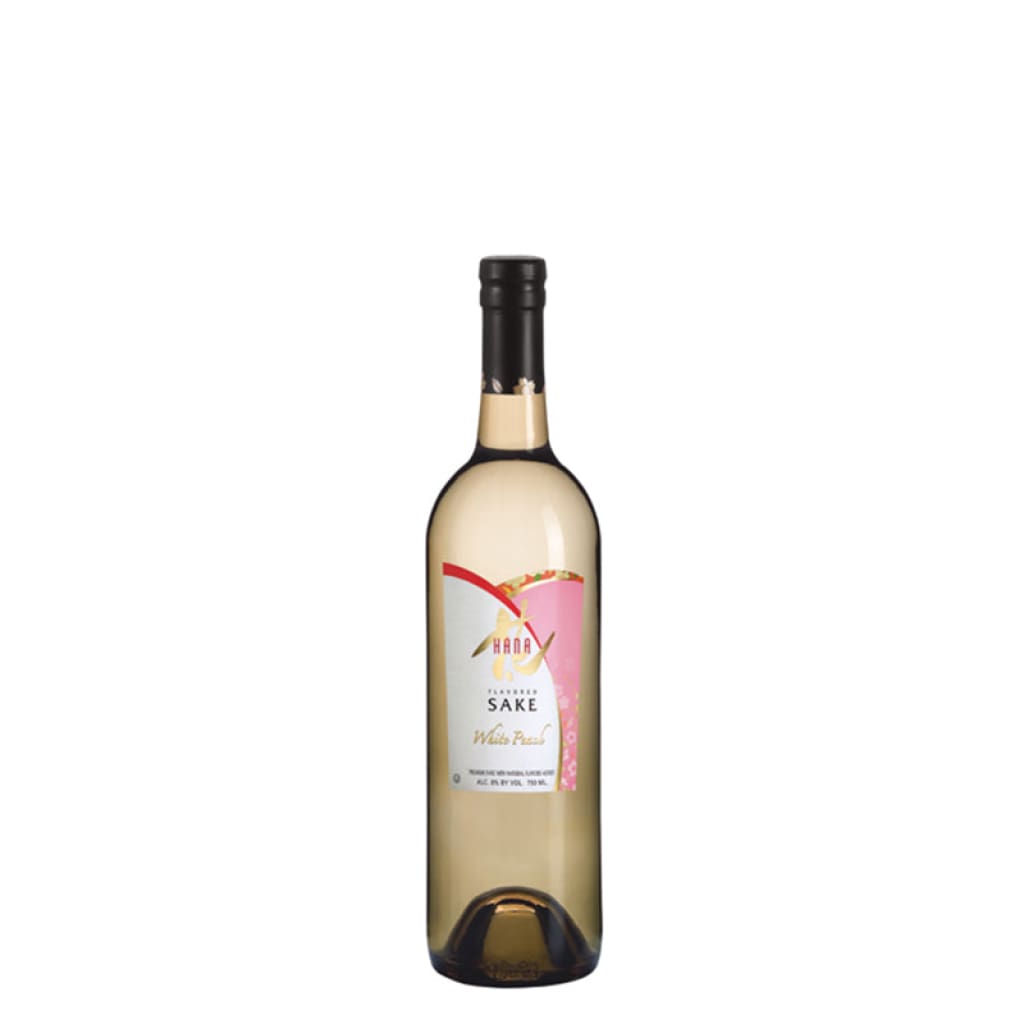 Hana Premium White Peach Sake (375ml) Wine