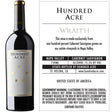 Hundred Acre 2014 Wraith Cabernet Sauvignon - Taylor's Wine Shop