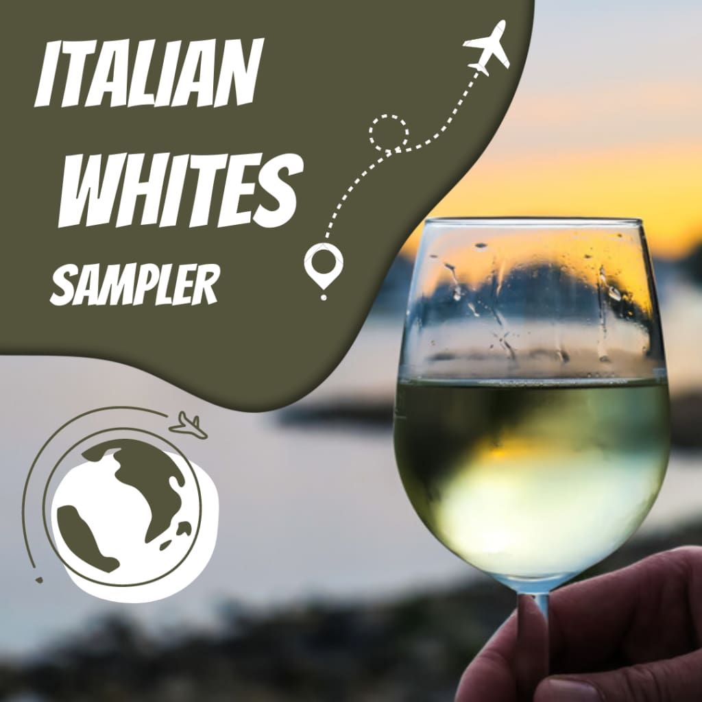 Italian Wine Month 6-pack Sampler - Everyday Whites 6 pack wine