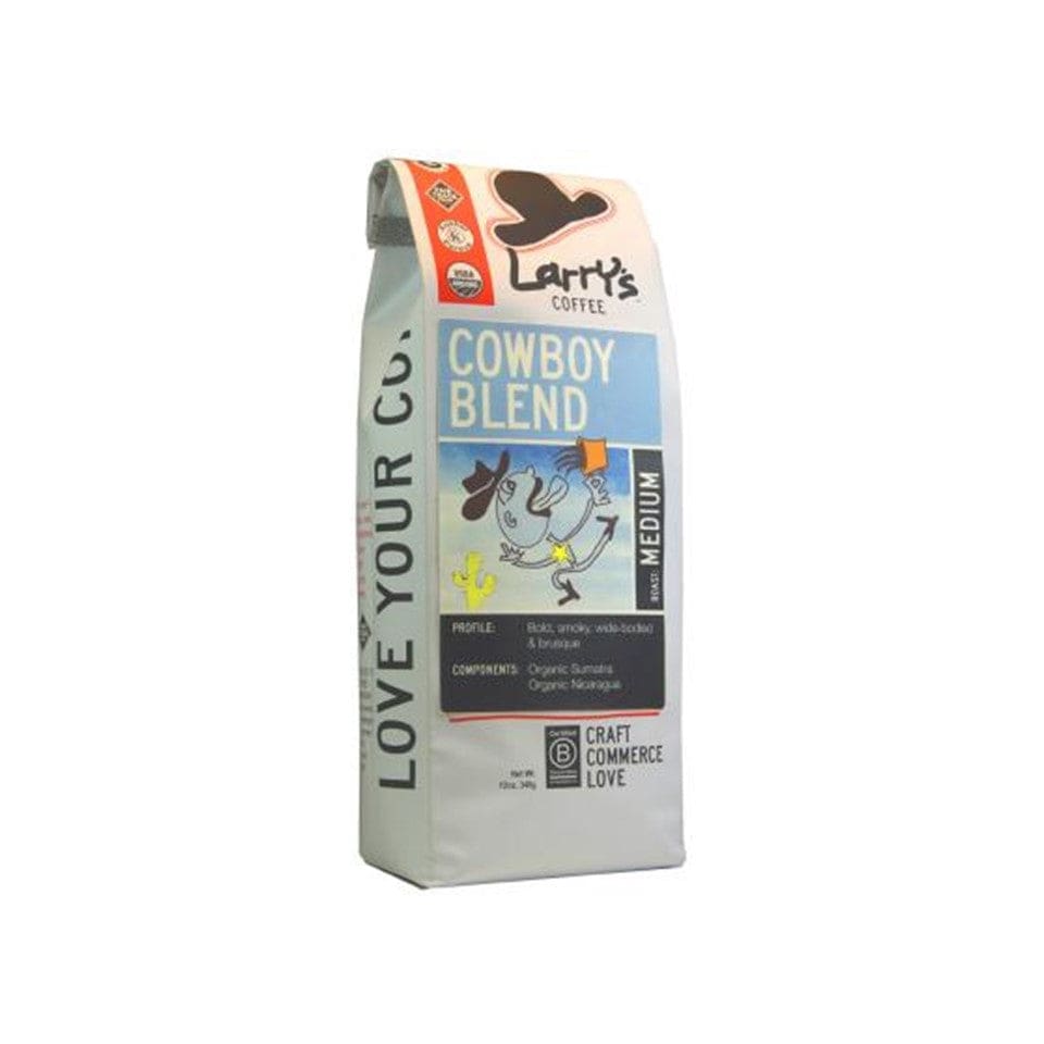 Larry's Coffee - Cowboy Blend 12oz - Taylor's Wine Shop