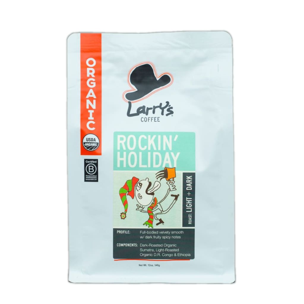 Larry’s Rockin’ Holiday Blend Coffee 12oz / Ground Coffee