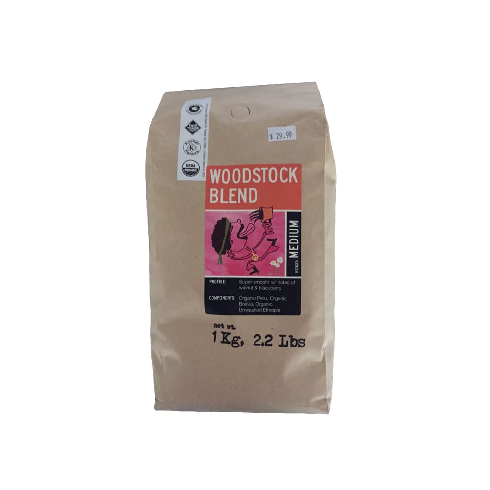 Larry's Coffee - Woodstock Blend Kilo/2.2lbs - Taylor's Wine Shop