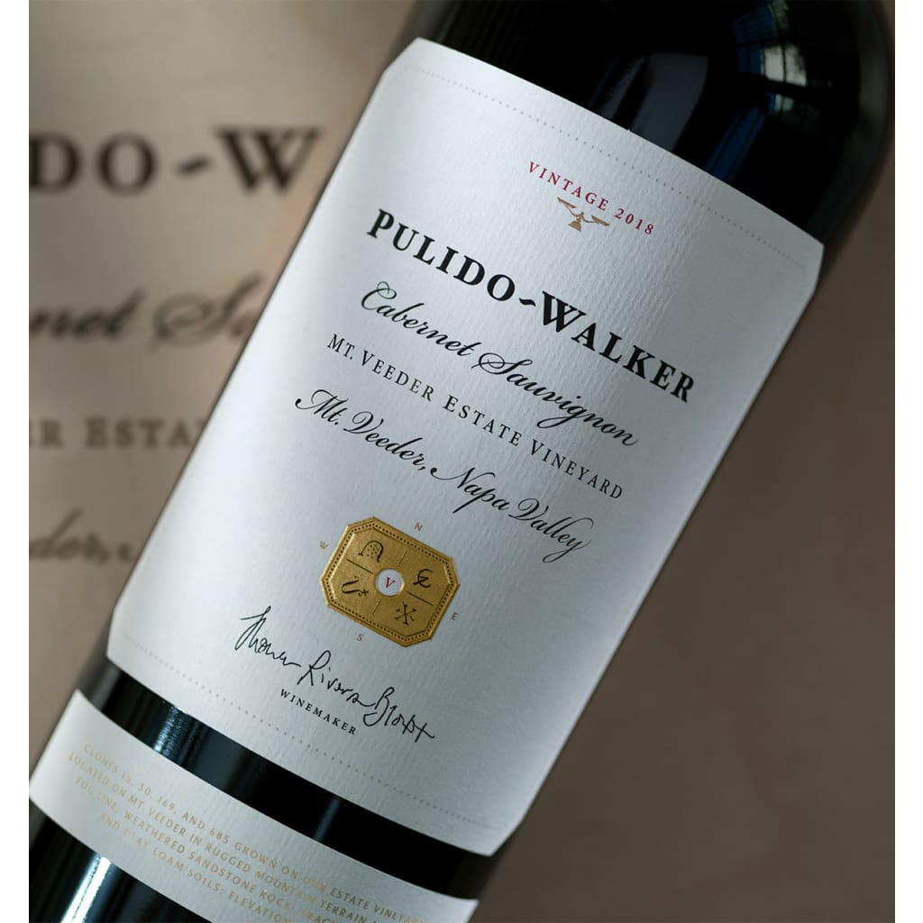 Pulido-Walker 2018 Mt Veeder Estate Vineyard Cabernet Sauvignon Wine