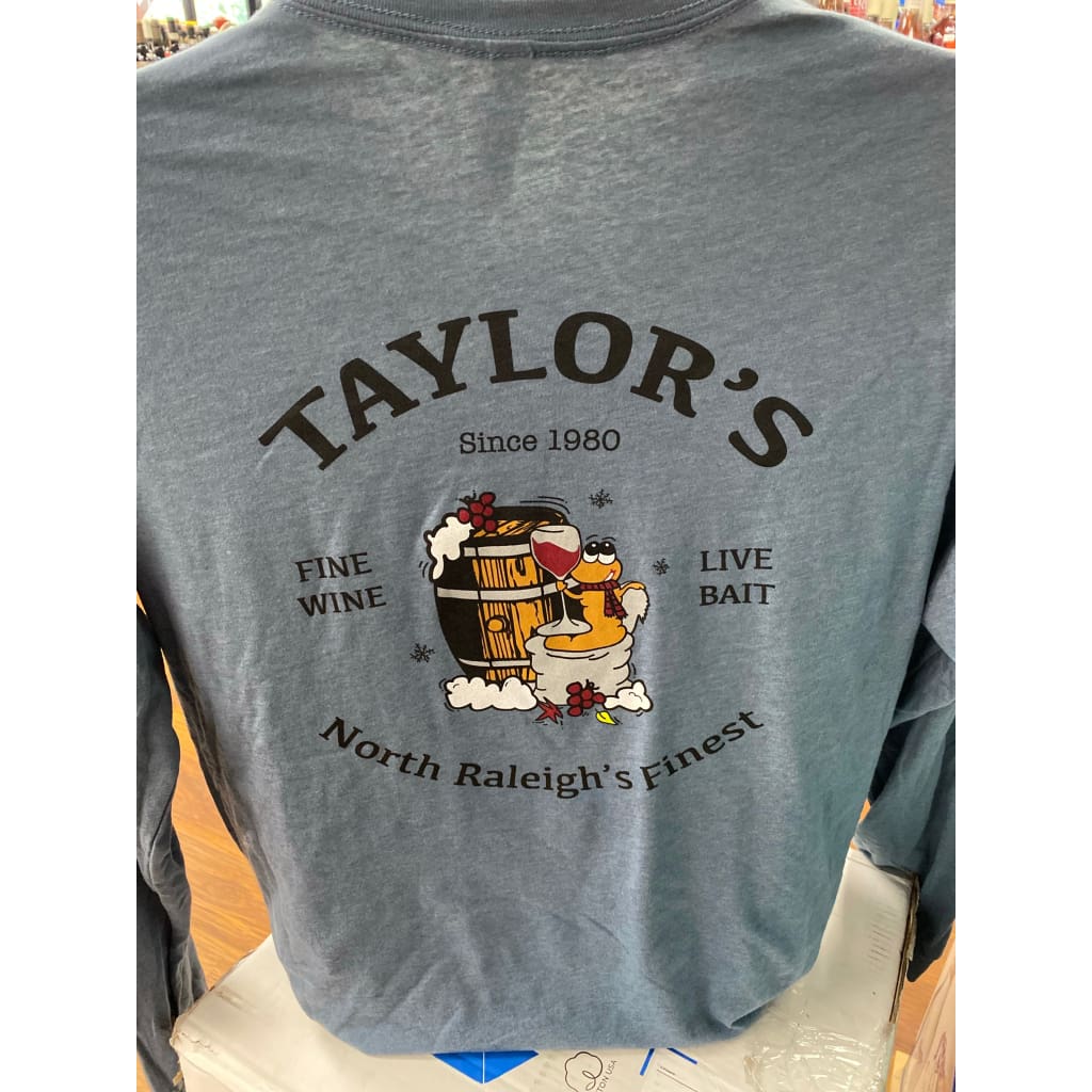 Taylor’s Long Sleeve Shirts Grey Blue / Small Shirts