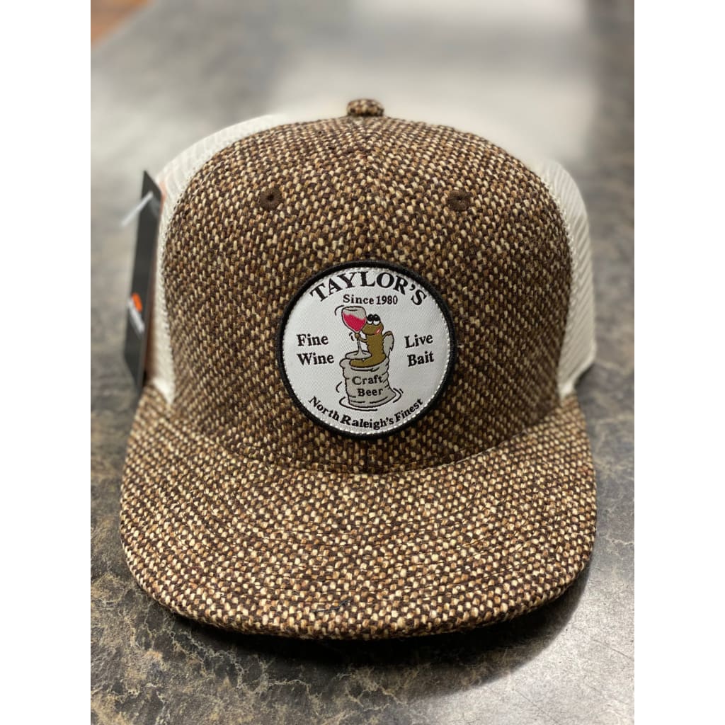 Taylor’s Trucker Hat Brown Twead Hat